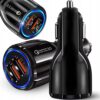 Billaddare för Cigarettuttag 2x USB 3.1A Quick Charge 3.0