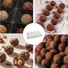 Silikonform kulor 4cm – 15 hål | för choklad, mousse & dessert