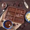 Silikon bakform 6 chokladkakor