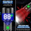 Superstark vit laser ficklampa 10. 000 lm 5000mah uppladdningsbar