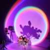 Rgb sunset lampa tripod med fjärrkontroll & app – 16 färger & ljuseffekter