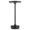 Trådlös Bordslampa i Metall | Uppladdningsbar LED Industriell Design Svart