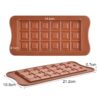 Chokladform diy chokladkaka 18 bitar silikonform