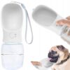 Portabel Vattenflaska med Inbyggd Skål för Hund 380ml