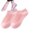 Anti-slip bomullsstrumpor för yoga och hemmabruk – halkfria, andningsbara träningssockor i storlek 36–40