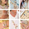 Diy smyckesset i naturliga & eleganta färger – stort pärlkit för armband, halsband & accessoarer