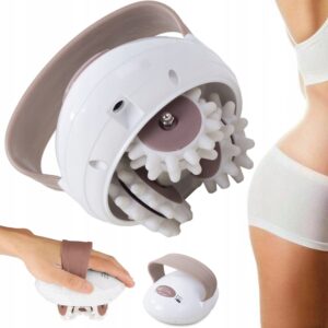 Anti-cellulite kroppsmassager – uppstramande elektrisk massagemaskin med 3 dubbelhuvuden och två intensitetslägen