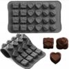 Chokladform silikonform för praliner och godis bakning