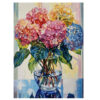 Diamond painting “bouquet” 40x30cm – färgstark diamantmosaik med blomsterbukett, komplett hobbyset