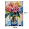 Diamond painting “bouquet” 40x30cm – färgstark diamantmosaik med blomsterbukett, komplett hobbyset