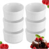 6st ramekins keramiska ungsformar suffléformar 200ml 90x46 mm