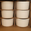 6st ramekins keramiska ungsformar suffléformar 200ml 90x46 mm