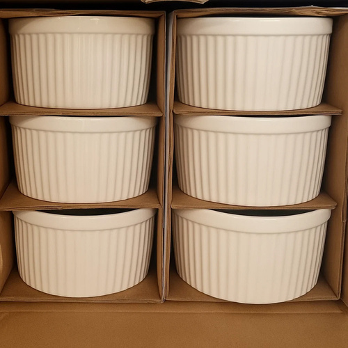 6st ramekins keramiska ungsformar suffléformar 200ml 90x46 mm - bild 8
