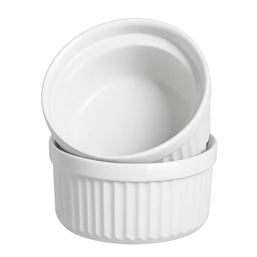 6st ramekins keramiska ungsformar suffléformar 200ml 90x46 mm - bild 6