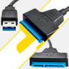 Usb 3. 0 till sata adapter 2,5" hdd sdd plug & play