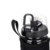Vattenflaska med infuser fruktinsats 1l svart