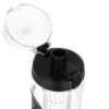 Vattenflaska med infuser fruktinsats 1l svart