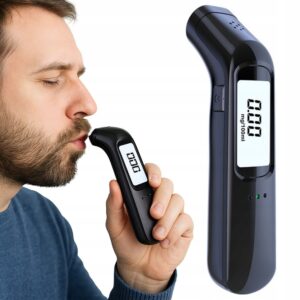 Uppladdningsbar Kontaktfri Alkomätare i Fickmodell - Snabb Mätning utan Munstycken