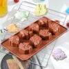 Silikonform för choklad och bakning bilar, båtar och tåg