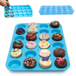 Muffinsform i Silikon, 24st Cupcakes eller Bakverk