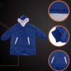 Oversize hoodie blanket mörkblå
