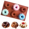 Silikon Bakform för Spiral Donuts, Churros, Kakor, Muffins Cupcakes och Jello