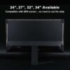 Pc sync rgbic led strip för 32" monitor – ambilight, gaming, usb
