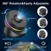 4k hd galaxy projektor 13-i-1 – stjärnprojektor med meteoreffekt, 360° rotation & 13 filmrullar
