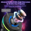 4k hd galaxy projektor 13-i-1 – stjärnprojektor med meteoreffekt, 360° rotation & 13 filmrullar