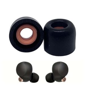 Silikontoppar S Memory Foam för Sony WF-1000XM4 (Par) Svart