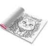 Swearing cats målarbok för vuxna – 24 sidor roliga kattillustrationer med svordomar, avkopplande och kreativt färgande, 20x20 cm
