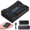 SCART till HDMI Adapter AV Converter Full HD 1080p