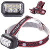 LED Pannlampa 3x XHP30 + 6x SMD Uppladdningsbar med Sensor