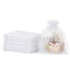 100-Pack Organzapåsar 10x15cm Vit