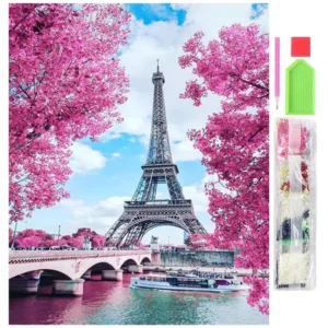 Diamantmålning 5D 30x40 cm – Paris – Komplett Diamond Painting Kit
