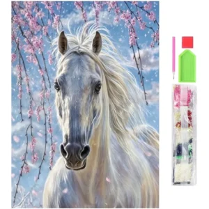 Diamantmålning 5D 30x40 cm – Häst – Komplett Diamond Painting Kit