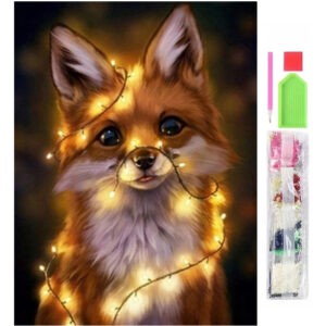 Diamantmålning 5D 30x40 cm – Räv – Komplett Diamond Painting Kit
