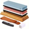 Knivslipset med Slipstenar 400/1000 & 3000/8000 – Komplett Slipkit med Tillbehör