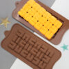 Silikonform för chokladkaka – form för chokladbar 16cm
