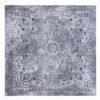 Bandana i Batikfärgad 100% Bomull – Paisleymönster 53x53 cm, Grå
