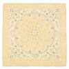 Dubbelsidig Bandana i 100% Bomull – Paisleymönster 55x55 cm, Beige
