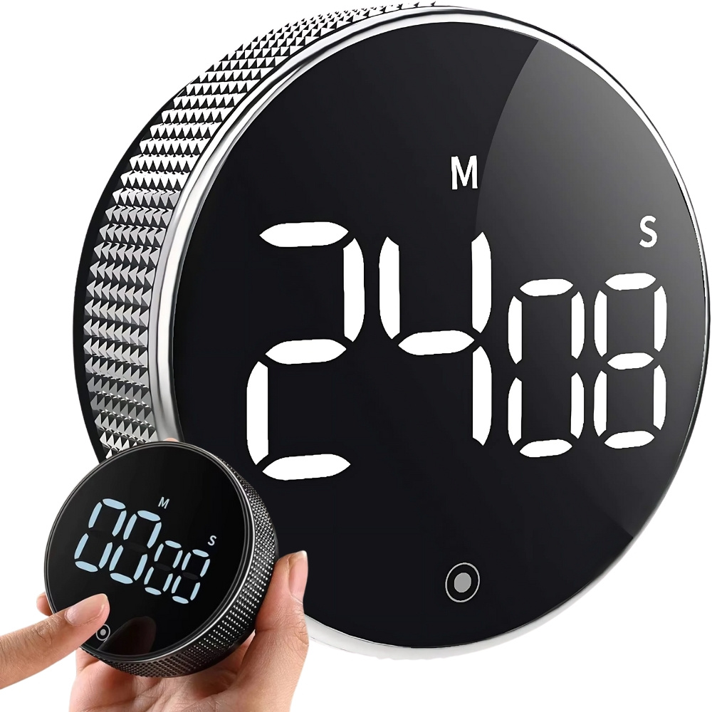 Digital kökstimer med magnet & stoppur – led-display med justerbart alarm