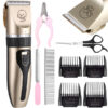Trådlös klippare för hund och katt – komplett groomingkit