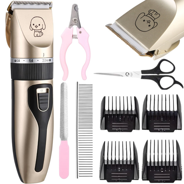 Trådlös klippare för hund och katt – komplett groomingkit