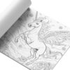 Målarbok 24 sidor 20x20 cm – fantasy unicorn magiska enhörningar