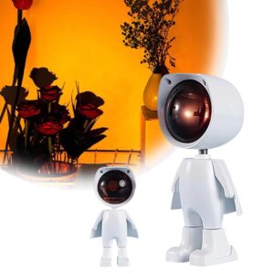 Mini Trådlös Sunset Lamp Solnedgångslampa med Uppladdningsbart Batteri