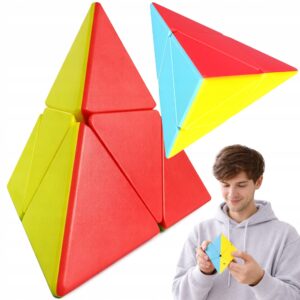 Pyraminx Speed Cube – Pyramid Pussel 3D Logiskt Hjärnspel