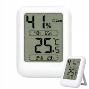 Digital Termometer & Hygrometer – Temperatur & Luftfuktighet med LCD Display för Hemmet