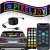 LED Panel 60x12cm – Programmerbar Display för Bil & Skyltfönster med App & Fjärrkontroll