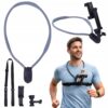 Halsmonterad Mobilhållare för Vlogg & Inspelning – Handsfree Telefonhållare med Stabilisering